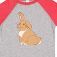 thumbnail image 4 of Inktastic Easter Cute Floppy Ear Brown Bunny Boys or Girls Toddler T-Shirt, 4 of 5