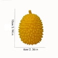 thumbnail image 3 of Stretchy Squishy Durian Shaped Anxiety Relief Toy, Bumpy Surface Sensory Squeeze Fidget Toy, Portable Calming Hand Toy for Teens Adults School Travel Daily Use（Color Random）, 3 of 9