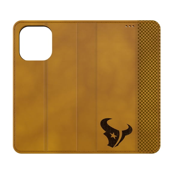 Funda Folio Keyscaper Houston Texans de Cuero Sintético para iPhone