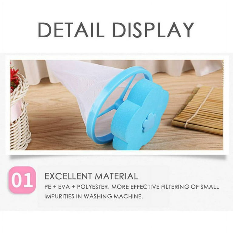 Home Floating Lint Hair Catcher Mesh Pouch Washing Machine Laundry Filter  Bag Room Scent Dry Cleaning Sheets for Dryer Skin Dryer Sheets Laundry  Pantry Laundry Fabric Softener Sheets Container Cotton 