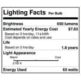 thumbnail image 3 of Westinghouse Lighting 65W E26 Dimmable Incandescent Edison Spotlight Light Bulb, 3 of 3