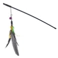 thumbnail image 3 of Pet Cat Interactive Exercise Toy for Solving Boredom Tease Cat Wand Toy with Colorful Feather Head, 3 of 3