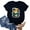 03-Navy, variant on Women's T-Shirts Short Sleeve Casual Airoft Light Plus Size Print Looses mit Print Crewneck Fall Shirts for Women 2025 Navy Size L