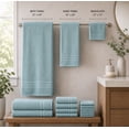 thumbnail image 6 of BrylaneHome 12 Piece Zero-Twist Bath Towel Set, 6 of 6
