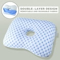 thumbnail image 1 of Fundas de almohada, fundas de almohada, fundas de cojín decorativo, almohada con orificio para las orejas, protector de oídos para ancianos, almohada para pacientes con orificio para adultos, almohada, 1 of 6