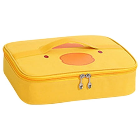 

QIIBURR Bento Bag Lunch Bag Oxford Cloth Lunch Bag Outdoor Picnic Bag Portable Lunch Bag Bento Bag Large Heat Preservation Bag Ice Bag