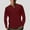 Wine, variant on Stamzod Compression Shirt Men Long Sleeve Slim Fit Stretch Muscle T Shirts Casual Solid V Neck Plus Size Running Gym Active Tee Top on