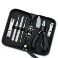 thumbnail image 4 of 7pcs Manicure Set Stainless Steel Manicure Pedicure Kit Grooming Kit Nail Clippers, 4 of 5