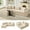 Beige, variant on COZONY 106" Modular Cloud Sectional Sofa with Chaise, L-Shaped Corduroy Couch, Soft Boneless Design for Living Room,Beige
