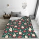 thumbnail image 5 of Balery Santa Claus Manta de Felpa Suave y Acogedora – Cobija de Franela Aterciopelada para Cama, Lavable y Cálida para Sofá, Mascotas, Transpirable-80"x60", 5 of 7