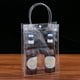 thumbnail image 3 of EeaseMX Bolsa de plástico transparente de PVC para vino helado, bolsa de mano portátil, bolsa de regalo, decoración para fiesta de cumpleaños, recuerdo de boda, estilo vertical, 3 of 7