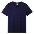 thumbnail image 1 of Sélectionné Chemise à Manches Courtes en Coton Pur Col Rond Parent-Enfant, Haut Ample de Sport Décontracté pour Fête, 1 of 2