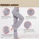 thumbnail image 3 of Pantalones De Yoga Para Mujer Pantalones De Pierna Ancha Pantalones De Entrenamiento Pantalones De Cintura Alta Sueltos Casuales Pantalones De Gimnasia Gris Odeerbi LM103-4800, 3 of 6