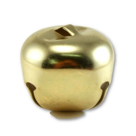 - 2 Inch 51mm Extra Large Giant Jumbo Gold Craft Jingle Bell 1 Piece