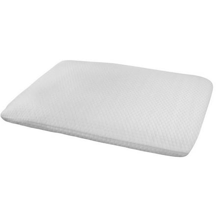 Ultra Slim Sleeper Memory Foam Pillow, 2.5 Inches, Thin Pillow for Back & Stomach (Best Flat Pillow For Back Sleepers)