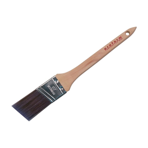 1-1/2" Proform Technologies CS1.5AS 70/30 Blend Angled Cut Sash Paint Brush, Sash Handle