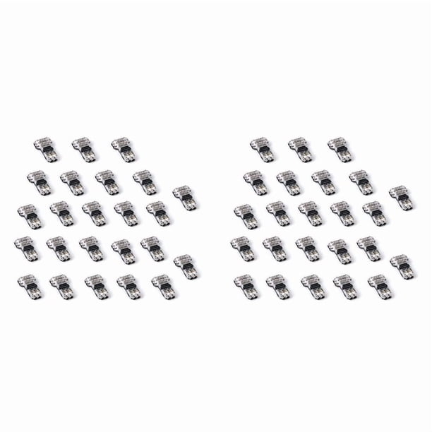 Conectores de Cable: Conector de Cable de DerivacióN en T de Bajo Voltaje, Conector de Cable de 3 VíAs, Tipo T de 2 Sin Soldadura, Se Adapta una 24-20 AWG, Paquete de 48