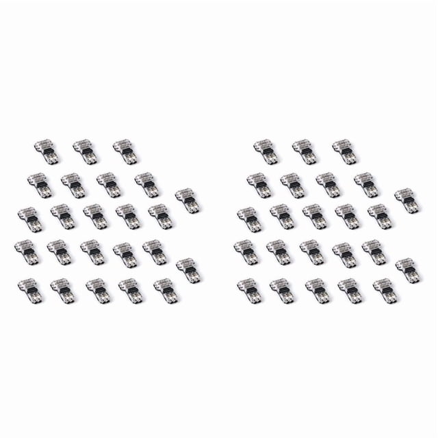 Conectores de Cable: Conector de Cable de DerivacióN en T de Bajo Voltaje, Conector de Cable de 3 VíAs, Tipo T de 2 Sin Soldadura, Se Adapta una 24-20 AWG, Paquete de 48