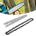 thumbnail image 3 of 6 Inch Chain and Guide Plate, Quench Machining 6 Inch Chains Lightweight Manganese Steel Quickly Dissipate Heat Strudy  for Gardening, 3 of 8