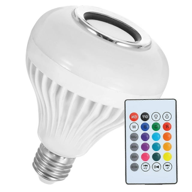 Dimmable Lamp Led Light Bulb Rgb With Wireless Speaker For Home Interior 1Pack