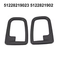 thumbnail image 3 of Pair Interior Door Handle Covers for BMW 3 E36 Z3 M3 51228219023 51228219024, 3 of 10
