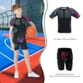 thumbnail image 5 of Youth Padded Compression Shirt + Short Padded Football Shirt Protector Suit, 5 of 9