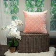 thumbnail image 3 of Parkland Collection Milo Transitional Quilted Pink Throw Pillow, 3 of 7
