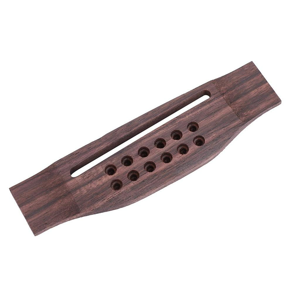 LYUMO Guitar Bridge, Wood Guitar Bridge,12String Rosewood Acoustic