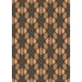 thumbnail image 1 of Ahgly Tapis Rectangulaire Lavable en Machine Rouge Brun, 2 Pieds x 5 Pieds, 1 of 7