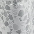 thumbnail image 7 of Gusaloo Semi-transparent Square Grid Shower Curtain Glitter Translucent Shower Curtain with Hooks, 72" x 72", 7 of 7