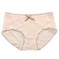 thumbnail image 1 of Gibobby Panty Microfibra con Encaje Calzoncillos, bragas sexis, ropa interior, bragas, Bikini sólido para mujer, bragas, bragas de algodón, regalo para mujer 2023(Beige， XL), 1 of 5