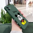 thumbnail image 2 of Funda de silicona líquida con estampado lateral para iPhone, carcasa de Mickey de Disney para modelos 14, 13, 12, 11 Pro Max, Mini, X, XR, XS MAX, SE20, 8, 7 Plus Fivean unisex, 2 of 2