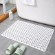 thumbnail image 2 of White Shower Mat, Shower Mat with Suction Cup, Washable Non-Slip Bathtub Mats, Easy to Clean for Bathroom, 2 of 5