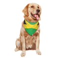 thumbnail image 4 of Jamaica Flag Dog Bandana Dog Scarf Adjustable Bib Handkerchief Accessories For Small Medium Large Dogs, 4 of 6