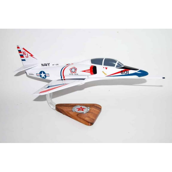 VF-126 Bandits 1976 TA-4J Model, 1/27th Scale, Mahogany, Navy