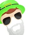 thumbnail image 1 of Fiudx Gafas para El Día de San Patricio, Diseño de Sombrero de Copa Brillante, Divertidos Accesorios de Fiesta, Decoración de Disfraces Navideños, Estilo Irlandés Original, para Adultos y Adolescente, 1 of 1
