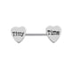thumbnail image 1 of Anillos para pezones Accesorio de moda Hermosa decoración de coqueteo Adornos para perforaciones Piercings para el cuerpo en forma de corazón Ropa, zapatos y accesorios Miscelánea Plata Titty-Time Qarigey AP009422-02B, 1 of 6