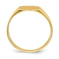 thumbnail image 2 of 14K Yellow Gold Ring Band Signet 8.5x9.0mm Closed Back, 2 of 5