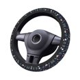 thumbnail image 3 of Winter Forest Steering Wheel Cover Soft Psychedelic Magic Steering Wheel Protector Universal Fit 14.5-15h Car Accessories, 3 of 4