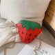 thumbnail image 2 of Bolso de fresa para niña pequeña, Mini bolso cruzado para niño, bolso de mano con correa de cuero PU a la moda para regalo de vacaciones para niños, 2 of 3