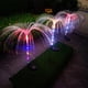 thumbnail image 4 of Yuarrent Luz solar a prueba de agua Camino de jardín Patio Patio trasero Calzada Pasarela Calle Césped Carretera Paisaje Decoración Estacas Lámpara Kits de decoración para fiestas Luz blanca Yuarrent HA072889-03, 4 of 6