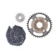thumbnail image 4 of Pión de 14 dientes 420cadena de eslabones antideformación 410 76ajuste perfecto para bicicleta ANGGREK Otros, 4 of 8