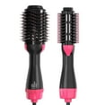 thumbnail image 3 of One Step Hair Dryer & Volumizer, Hot Air Brush Negative Ion Generator Hair Straightener Curler Brush for All Hairstyle (1000W 110V) - Black, 3 of 9