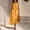 Yellow, variant on Odbmxy Womens Midi Dresses Cotton Shift Summer Button Down Collared Casual Womens Shirt Dress Sleeveless Holiday