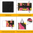 thumbnail image 3 of Color Wave Point Geometry Waterproof Picnic Blanket with Foldable Zipper, Suitable for Outdoor Use, Suitable for Travel, Camping, Beaches, Parks, Grasslands, Picnic Blanket Accessories, 3 of 7