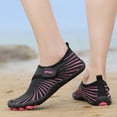 thumbnail image 4 of CHICVOMEY Women Men Water Shoes - Non-Slip Quick-Dry Aqua Hiking Sandals with Velcro - Slip-On Swim Shoes for Beach Pool River, 4 of 9