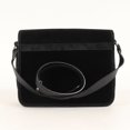 thumbnail image 3 of Pre-Owned Yves Saint Laurent SAINT LAURENT PARIS Saint Laurent Paris One Strap Flap YSL Monogram Velvet Shoulder Bag Black Men's (Good), 3 of 4