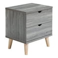 thumbnail image 6 of Furniture of America Enora 2-Drawer Wood Distressed Gray Nightstand, 6 of 9