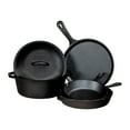 thumbnail image 3 of Lodge Cast Iron Seasoned 5-Piece Set with Skillet, Griddle & Dutch Oven, 3 of 6