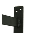 thumbnail image 3 of Zeckos Black Metal and Wood Pulley with Hook Plant Hanger, 3 of 5